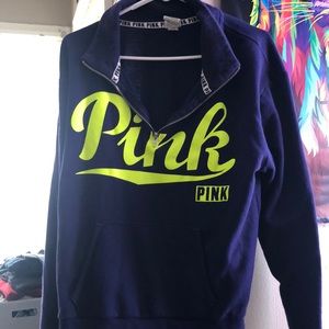 PINK quarterzip hoodie!